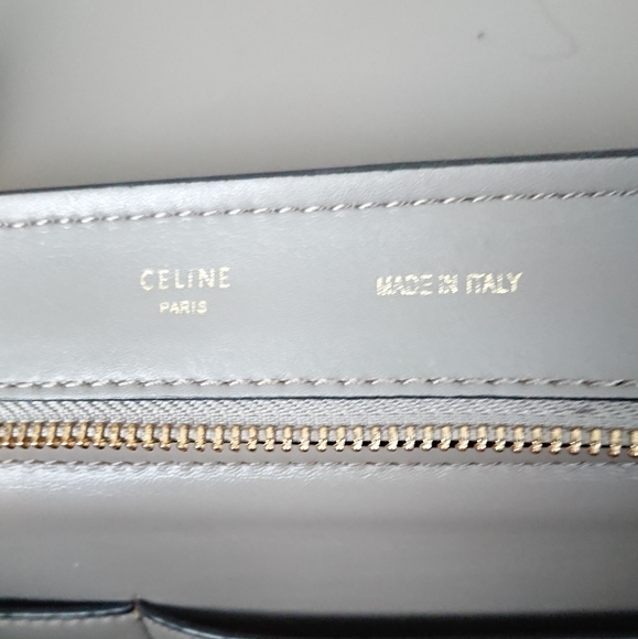 Celine medium trapeze elephant gray purse - Picture 8 of 16